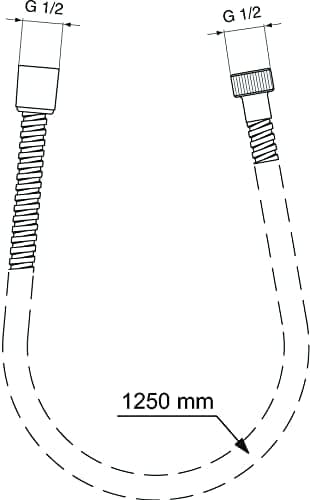 Detalle 2 de Ideal Standard Idealrain Metalflex - Manguera de ducha 🚿 1,25 m