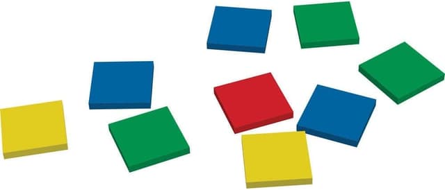Thumbnail 5 de hand2mind Plastic Square Color Tiles 400 🎲