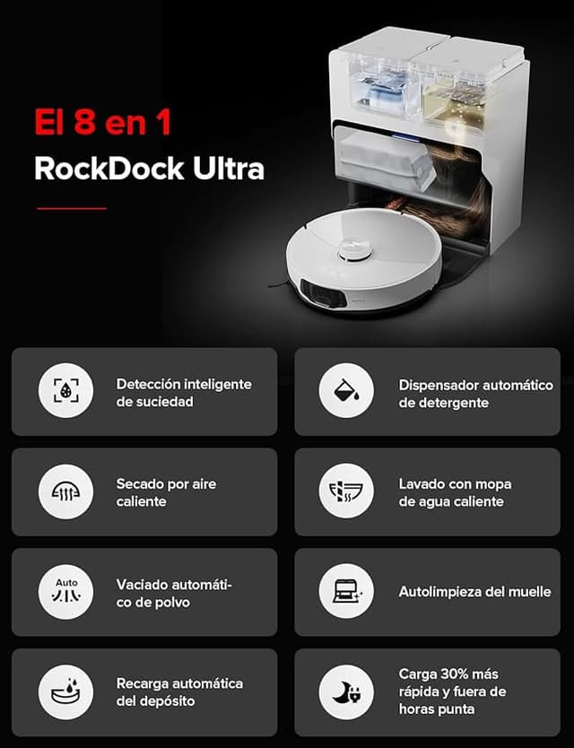 Thumbnail 1 de roborock S8 MaxV Ultra Robot aspirador 10.000 Pa 📱