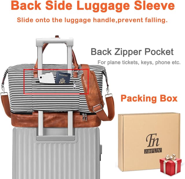 Thumbnail 4 de IBFUN 21" Weekender Travel Bag