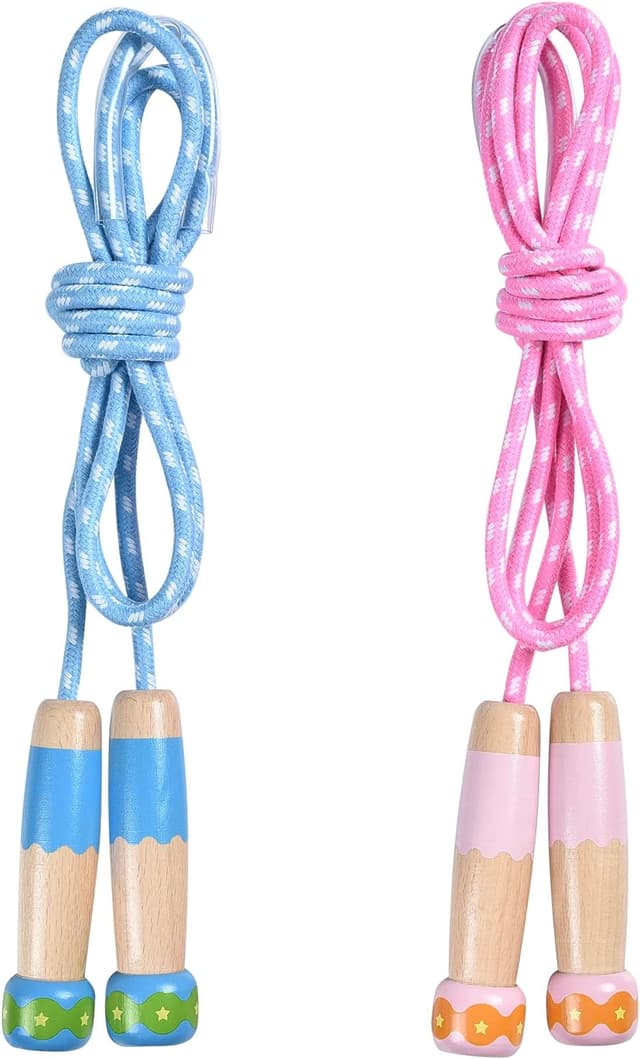 Detalle de OTraki cuerda de saltar niños 2.5 m ajustable