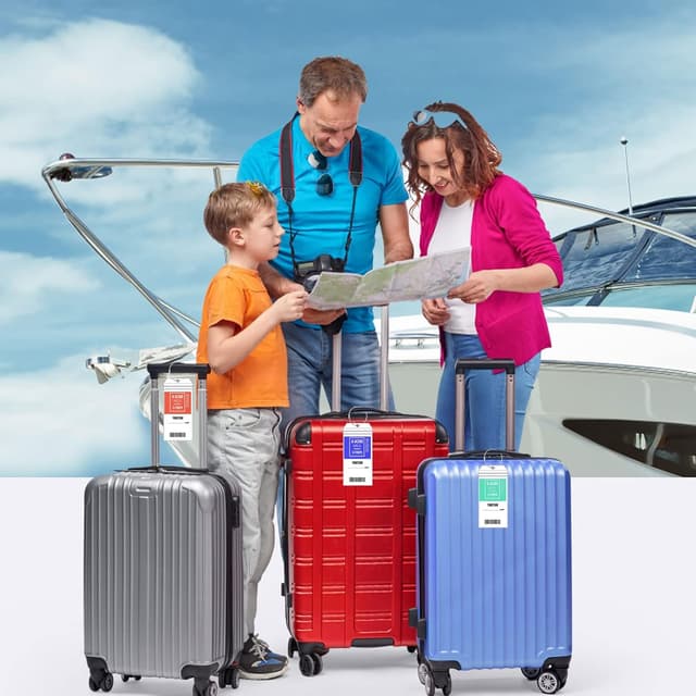 Thumbnail 6 de Kofferanhänger 6er Set 19,5×10,3 cm