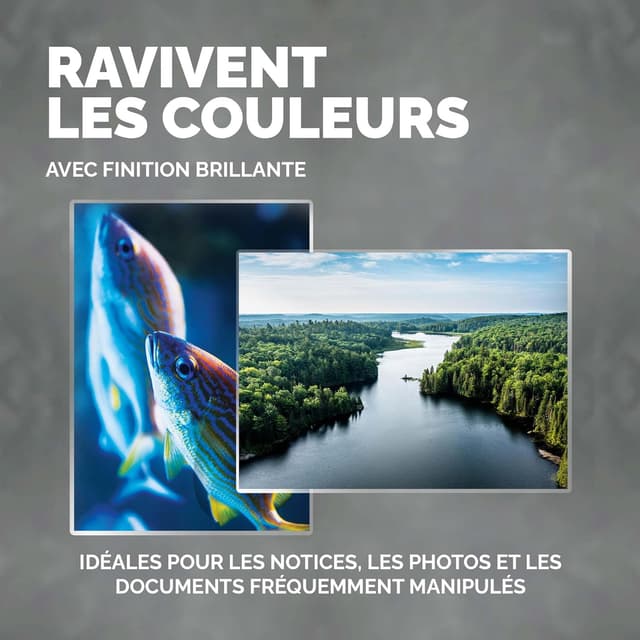 Detalle 1 de Fellowes 120 pochettes plastification A4