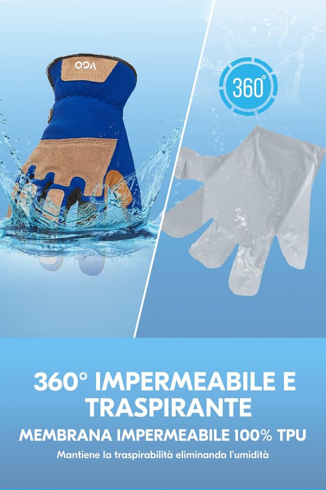 Thumbnail 3 de Vgo... Guanti Lavoro Invernali 1 paio