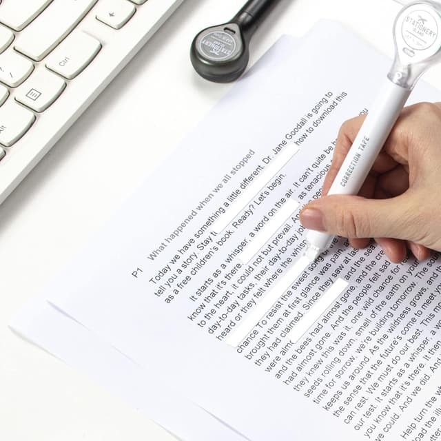 Detalle 2 de STATIONERY ISLAND Bianchetto a Nastro 5mm 20m