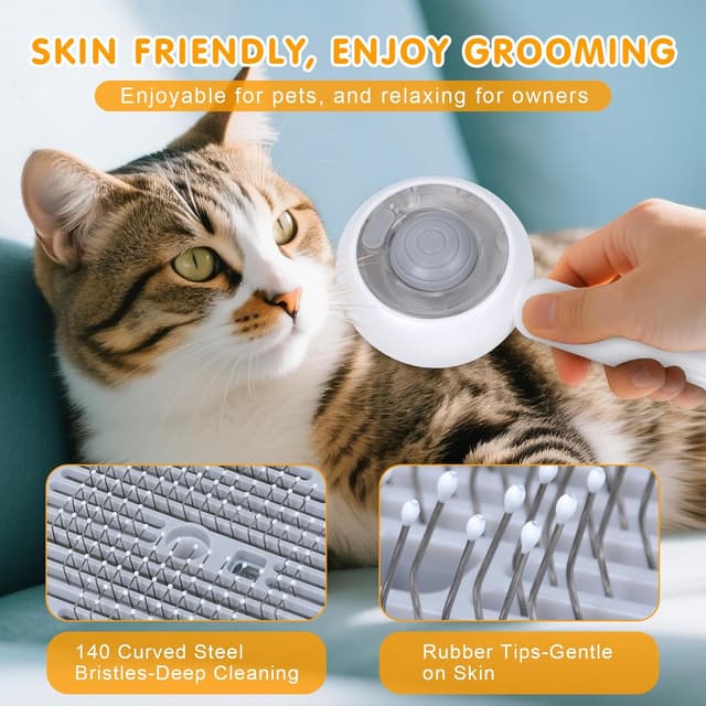 Thumbnail 3 de Qoosea Cepillo 4 en 1 Steamy Cat