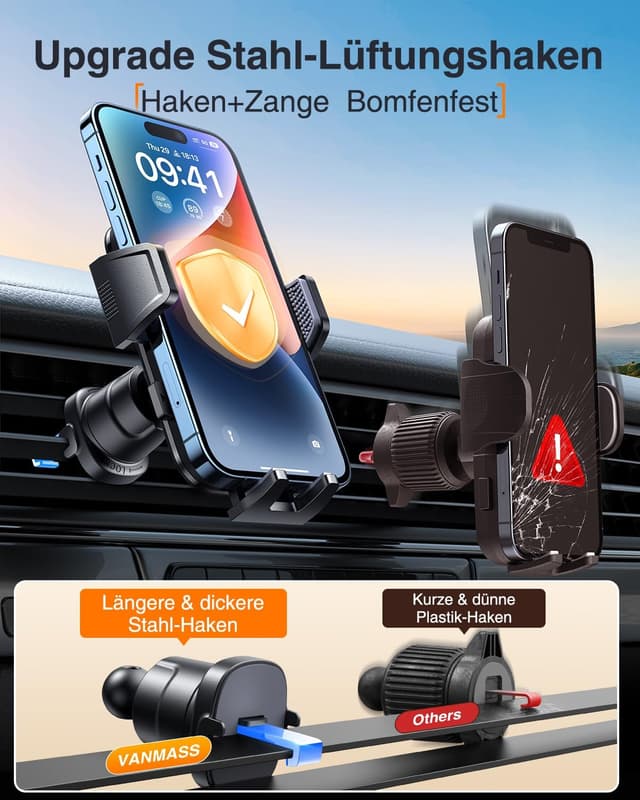 Thumbnail 3 de VANMASS Handyhalterung Auto Lüftung 2026