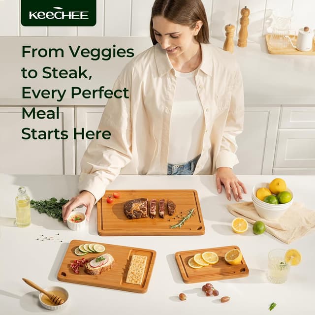 Thumbnail 3 de Keechee Bamboo Cutting Board ⚙