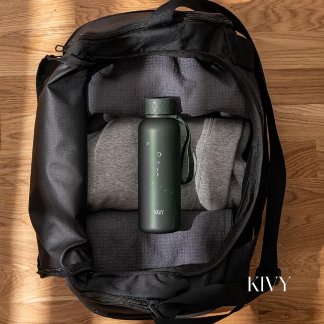 Detalle 2 de KIVY Slim 22oz Tritan Reusable Water Bottle (Leak Proof, BPA-Free, Dishwasher Safe) — No Straw
