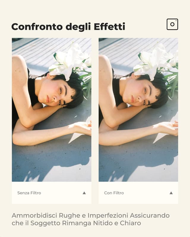 Detalle de K&F CONCEPT 67mm Filtro Black Mist 1/8 con tappo e panni per obiettivo (K Serie) – effetto cinematografico