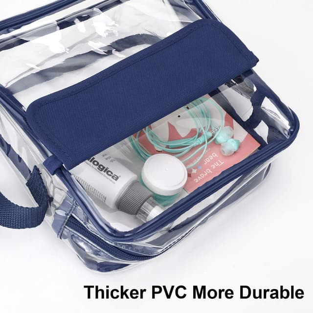 Detalle 2 de Clear crossbody bag with 0.6mm PVC