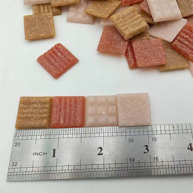 Detalle 2 de Quartz Mosaic Tiles 2cm, 500g multicolour