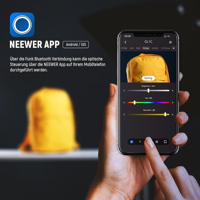 Thumbnail 5 de NEEWER GL1C RGB Key Light 48W