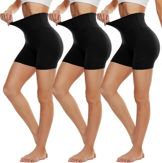 Detalle 2 de DDOBB Radlerhose Damen Kurze Shorts – blickdichte High-Waist Sporthose für Sommer & Fitness