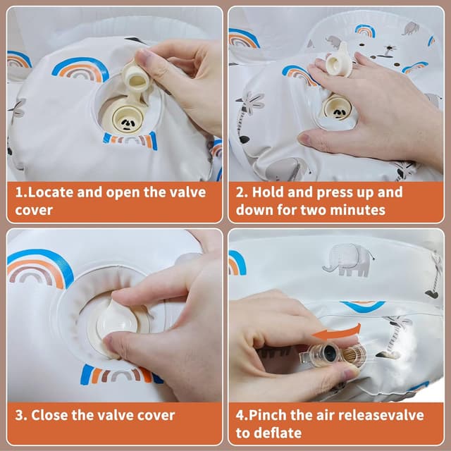 Thumbnail 4 de GloTika Aufblasbarer Baby-Bodensitz ab 3 Monaten