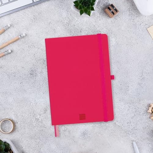 Detalle 2 de Finocam Cuaderno Nexo A5 liso fucsia, 72 hojas 📓
