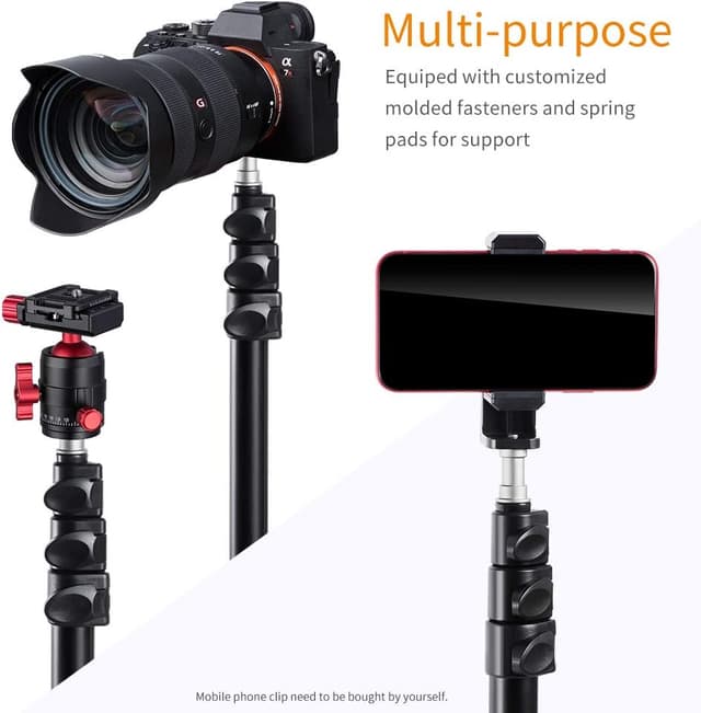 Detalle 1 de K&F CONCEPT Lichtstativ 220 cm für Outdoor