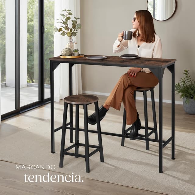 Thumbnail 6 de tectake® Mesa Comedor Industrial 120x40 cm