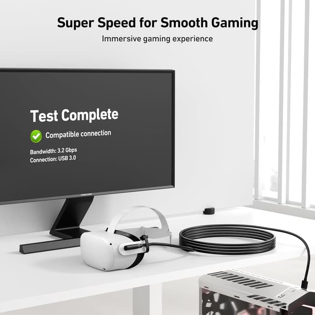 Detalle 2 de BENFEI Link Kabel 5M USB 3.0 für VR