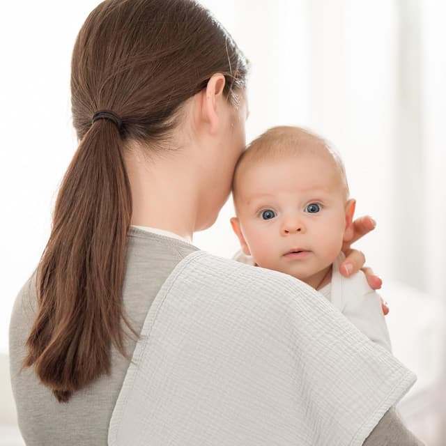 Thumbnail 1 de Bearmoss Moltontücher Baby Spucktücher aus 100% Baumwolle – 6er Pack 50x25 cm (BlauGrün)