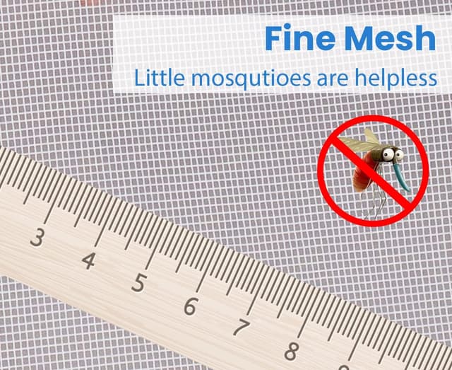 Detalle 2 de DIKER Fliegengitter Magnet Tür 110x210 cm