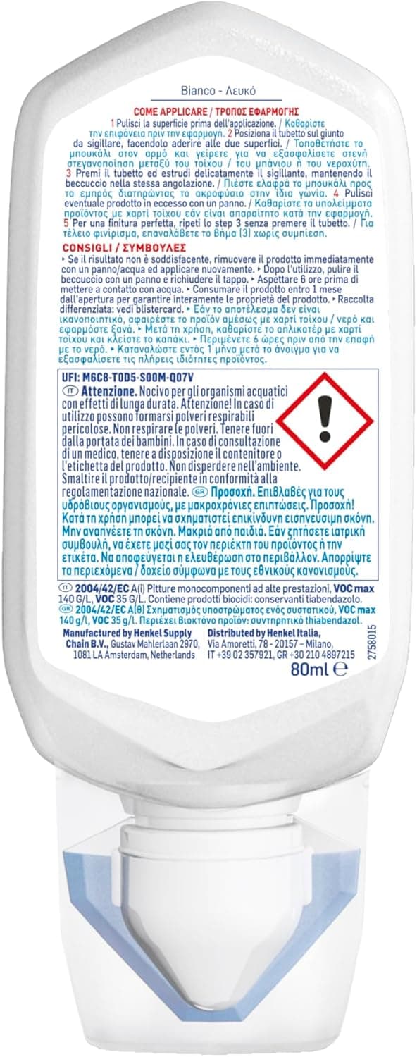 Thumbnail 2 de Pattex RE‑NEW Bianco sigillante per fughe 80 ml