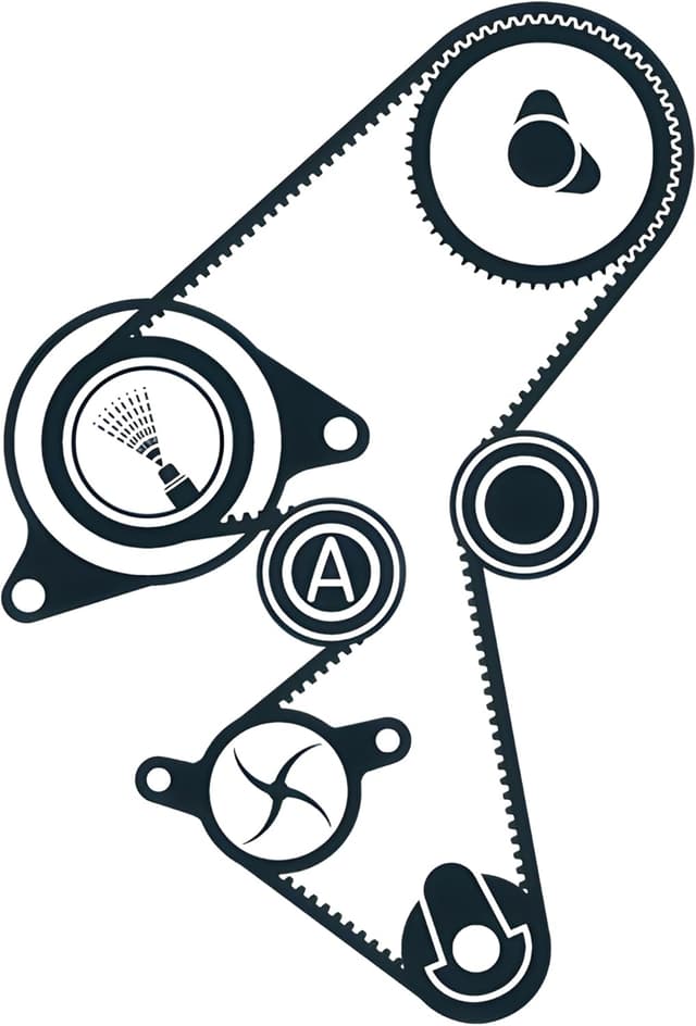 Detalle de SKF VKMC 03316 Kit Distribución Bomba Agua