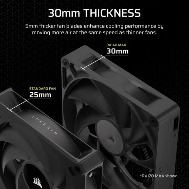 Detalle 2 de Corsair iCUE LINK RX140 MAX ventilador 140 mm