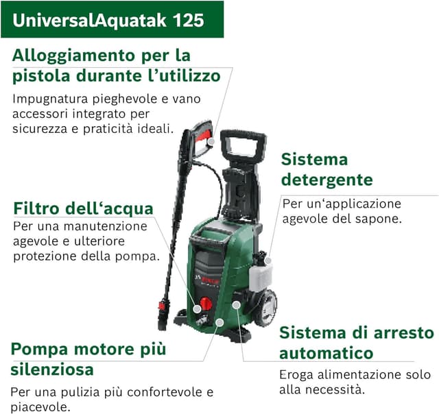 Thumbnail 1 de Bosch UniversalAquatak 125 idropulitrice 125 bar