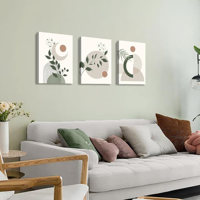 Thumbnail 4 de Boho Framed Canvas Wall Art 40x60cm