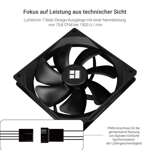 Thumbnail 2 de Thermalright TL-C14C ventilateur CPU 1500 tr/min đź–Ą