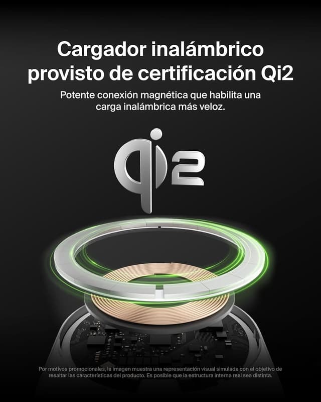 Thumbnail 2 de Belkin BoostCharge Pro Cargador Magnético 15W para Coche
