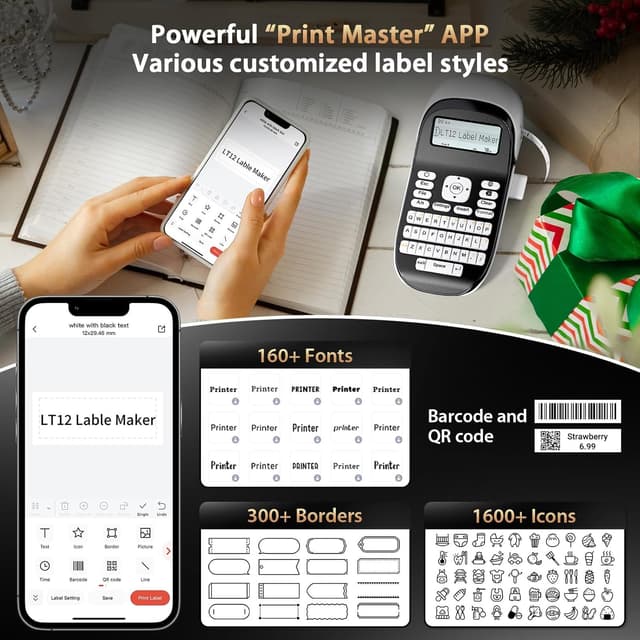 Thumbnail 3 de Phomemo LT12 etichettatrice portatile 1200 mAh