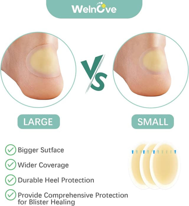 Thumbnail 3 de Welnove 30 Patches Talón para Ampollas
