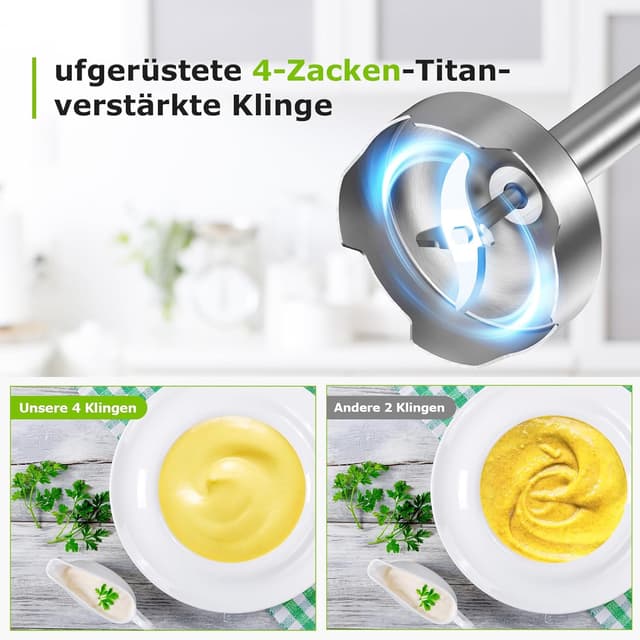 Thumbnail 5 de Bonsenkitchen HB3201 Pürierstab 1000W 🍲