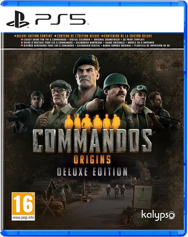Detalle de Commandos Origins Deluxe Edition PS5