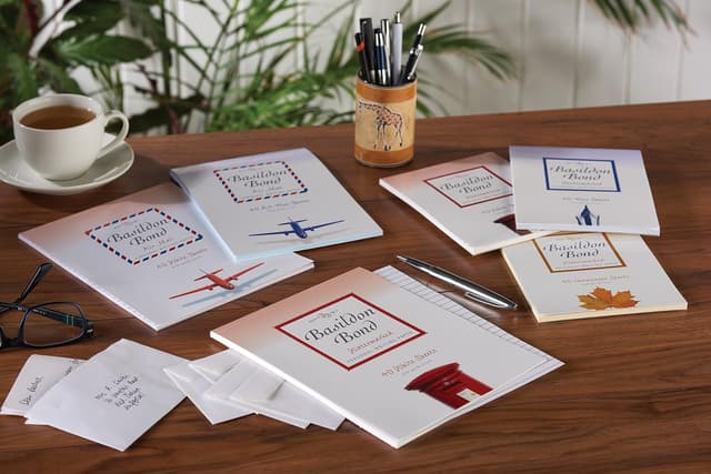 Detalle de Basildon Bond Luxury Writing Pad (50 Sheets) White A4 210 x 297mm