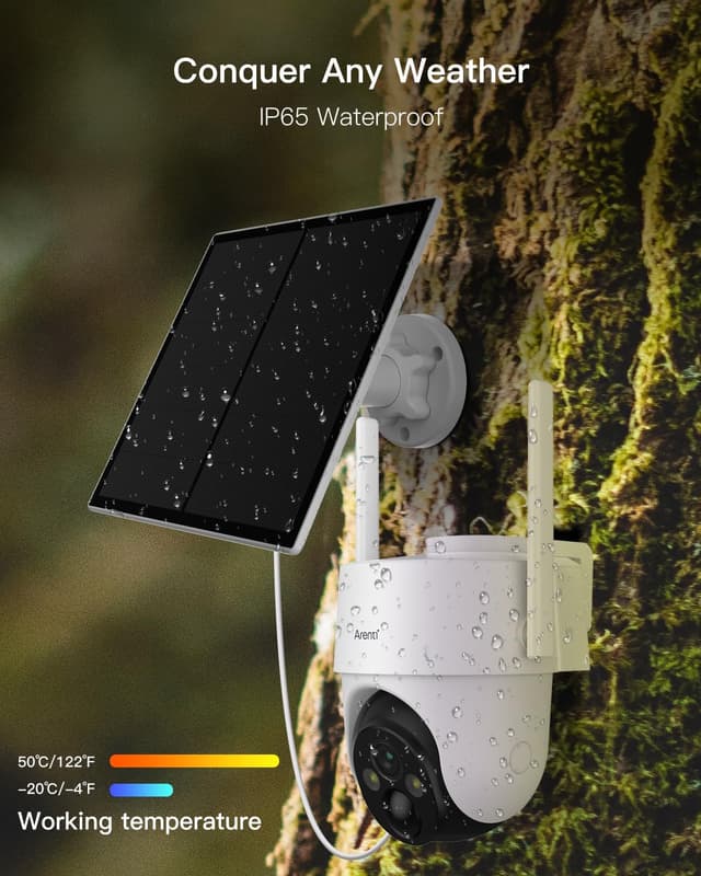 Thumbnail 6 de ARENTI 4G LTE Cámara Exterior 2K PTZ 355°