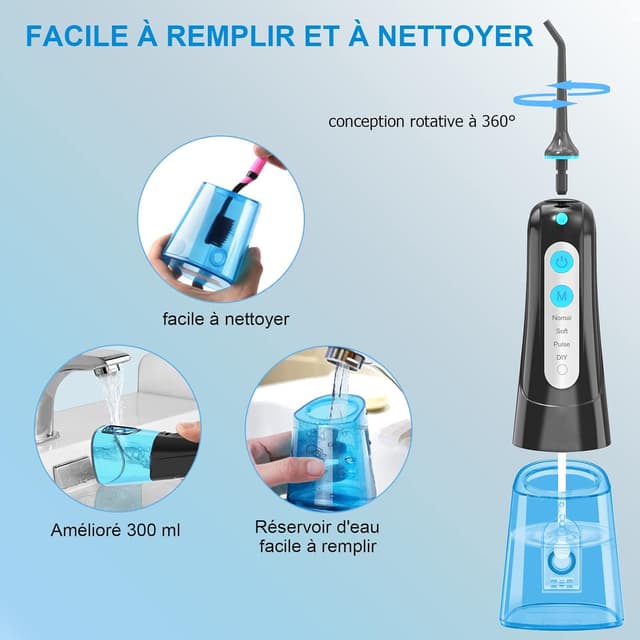 Thumbnail 6 de SURFOU Irrigador Dental Portátil 30 usos