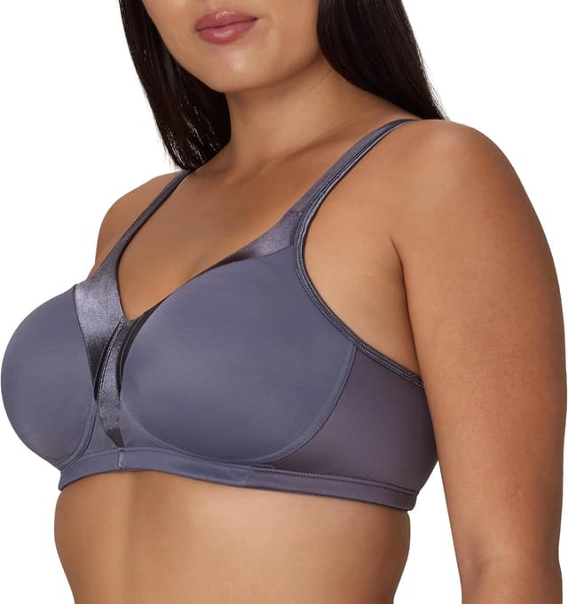 Detalle 2 de Playtex Women’s Wireless Bra (18 Hour Plus-Size) T-Shirt Bra with TruSUPPORT, Full Coverage