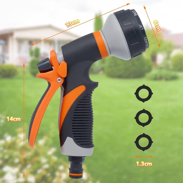 Thumbnail 5 de DELEE Gartenschlauch-Spritzpistole 8 Muster