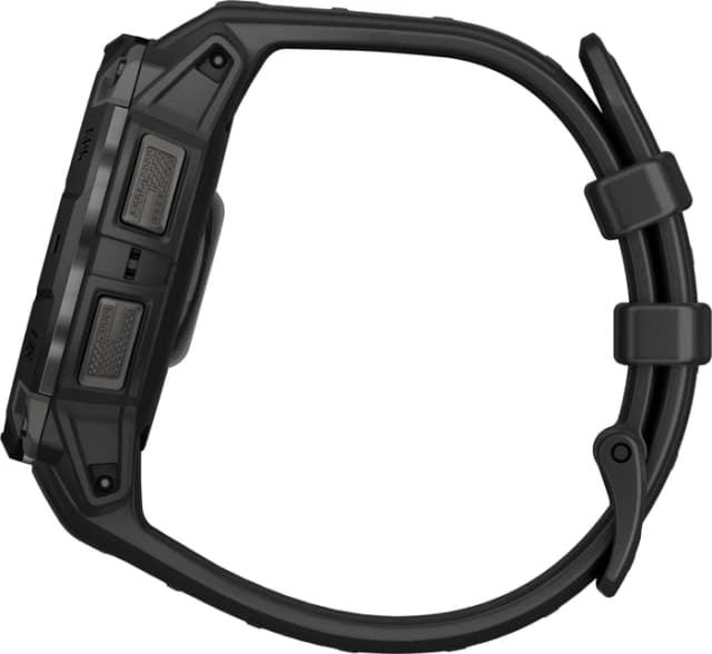 Detalle de Garmin Instinct 3 45 mm Schwarz – robuste Sport-Smartwatch für Alltag und Training
