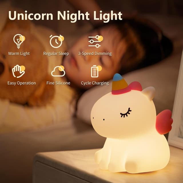 Detalle de AmmToo Kinder-Nachtlicht mit Timer