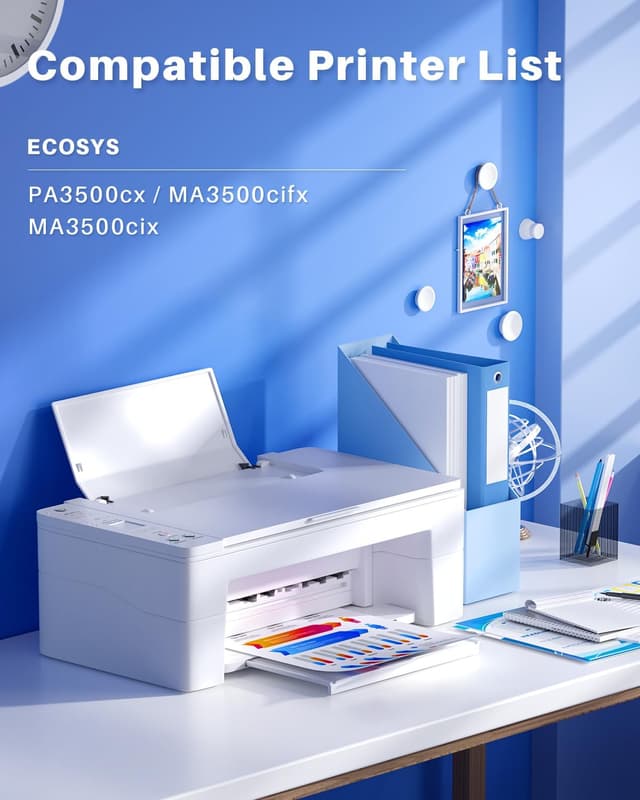 Detalle de INK4U TK5370 Multipack toner compatibile Kyocera TK-5370 (con chip) per ECOSYS PA3500cx, MA3500cix e MA3500cifx