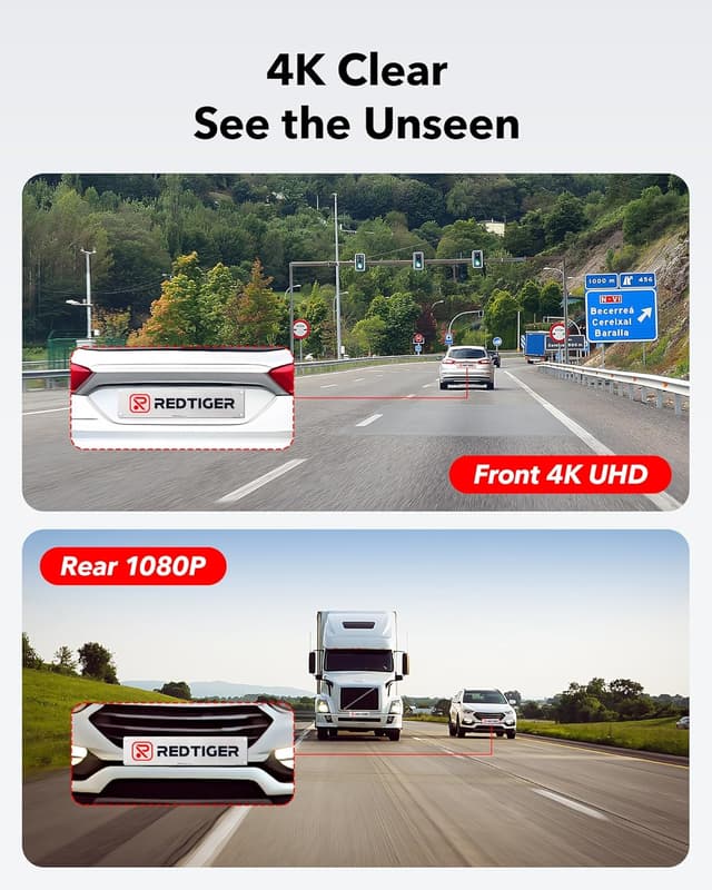 Detalle 2 de REDTIGER F7NP Dash Cam 3,18 Pollici