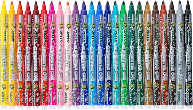Detalle de JOLLY Superstar ONE Fasermaler 24er-Pack (4445-0030) – auswaschbare Filzstifte für Kinder
