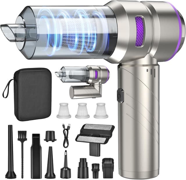 Detalle de Aspirapolvere auto Fwiull 18000 PA portatile