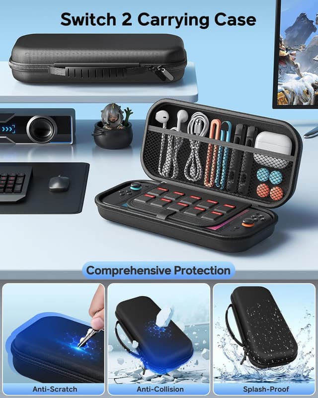 Detalle de YUANHOT Switch 2 32-in-1 accessories bundle