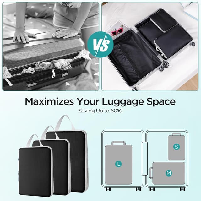 Thumbnail 4 de Cozary Packing Cubes Set 3 Pezzi