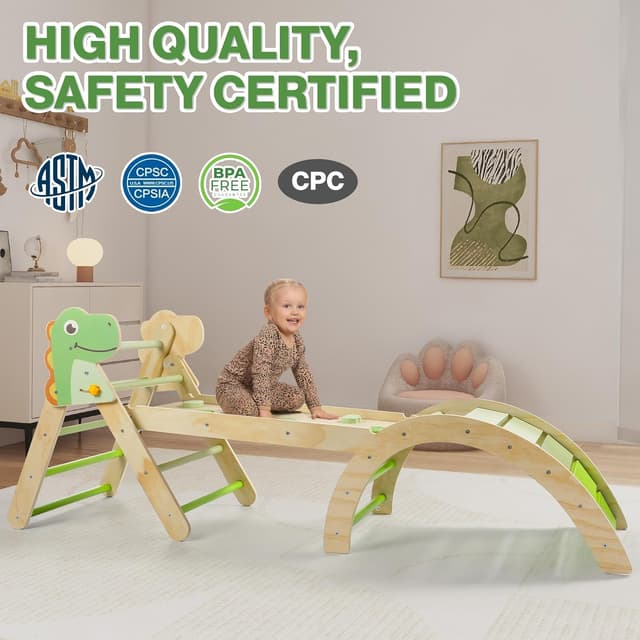 Detalle de Khlerox indoor climbing frame 7 in 1